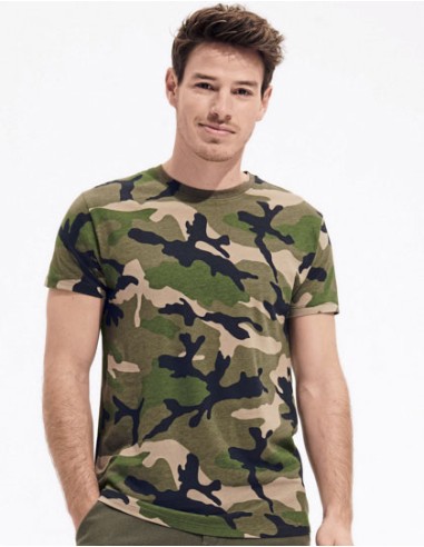 SOL-01188-Mens Camo T-Shirt